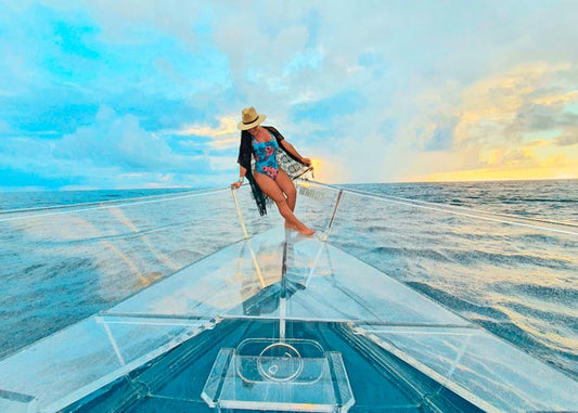 Lancha Transparente en Cozumel
