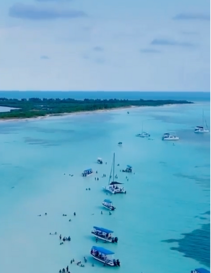 Tour El Cielo Cozumel en lancha